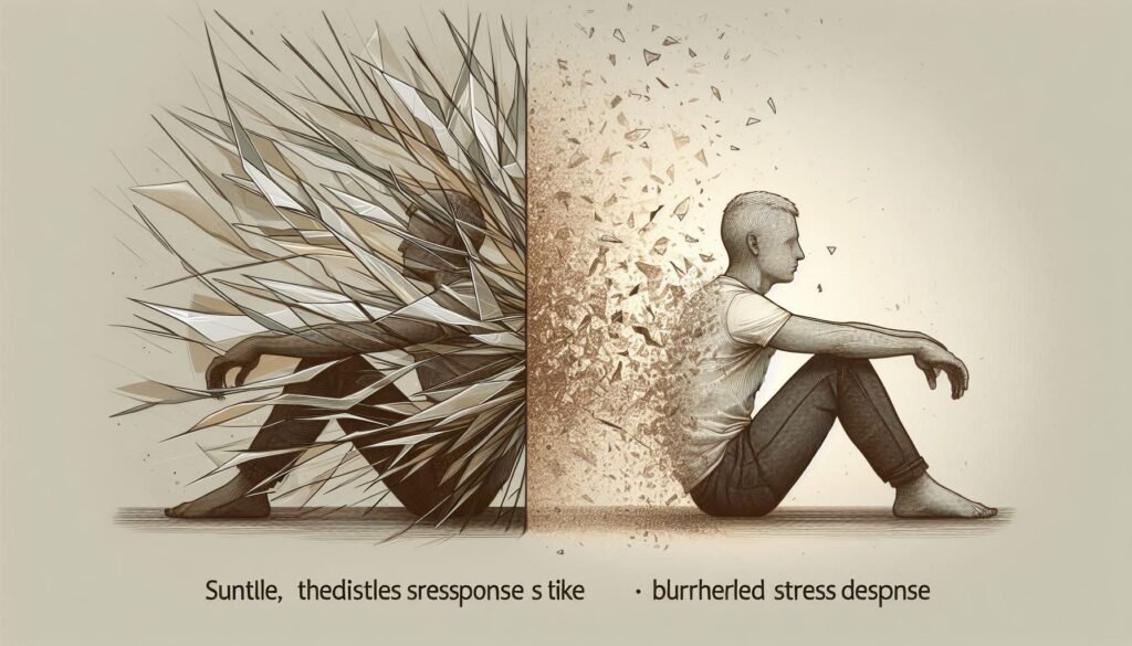 Stress response patterns in individuals with SPD